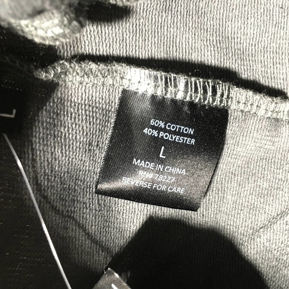 Wicked Stitch Pull-On Jogger Sweat Pant, Men's Size L - Charcoal - Picture 5 of 9